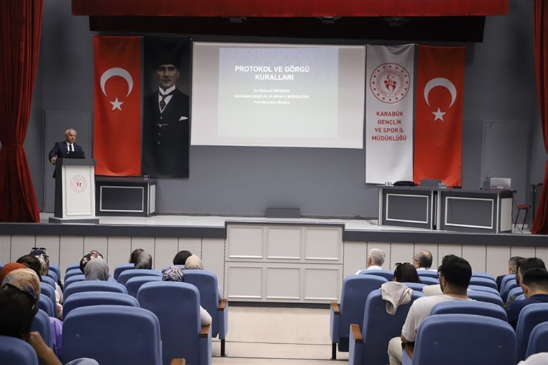 Karabük Gençlik ve Spor İl Müdürlüğü Personeline Hizmet İçi Eğitim Düzenlendi