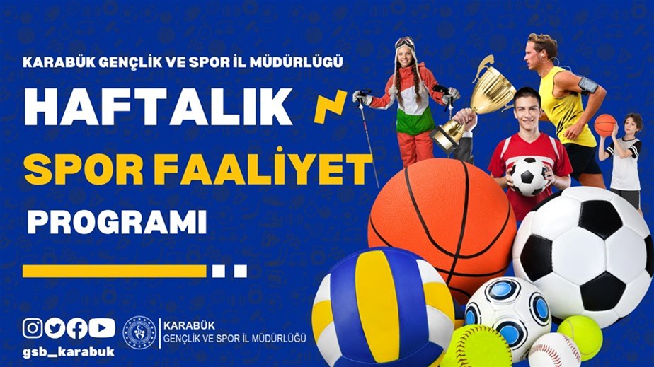 01-07 HAZİRAN 2024 HAFTALIK SPOR FAALİYET PROGRAMI